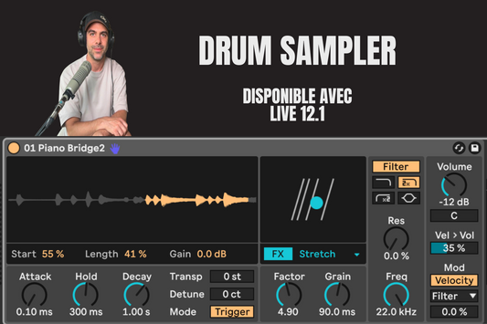 Découvre le Drum Sampler!