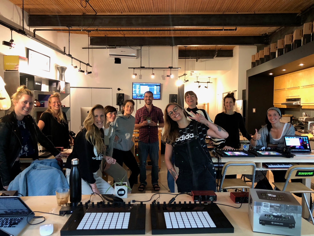 Station reçoit des femmes du milieu musical québécois pour des journées de production musicale